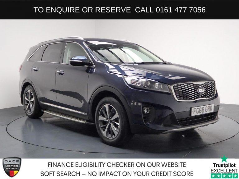 Used 2018 BLUE KIA SORENTO SUV 2.2 CRDi KX-2 SUV 5dr Diesel Auto AWD Euro 6 (s/s) (197 bhp) DIESEL (reg. 2018-09-28) (Automatic) for sale in Stockport