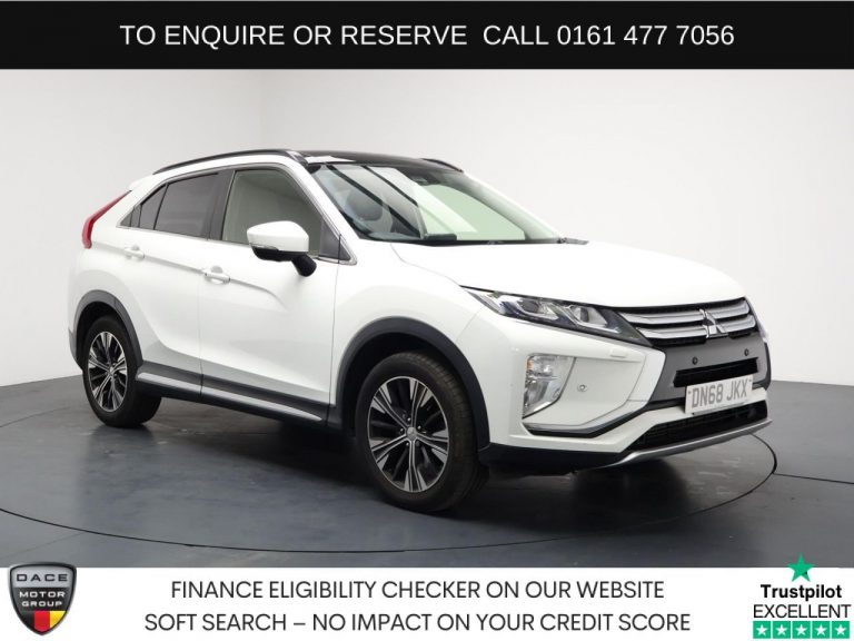 Used 2018 WHITE MITSUBISHI ECLIPSE CROSS SUV 1.5T 4 SUV 5dr Petrol CVT 4WD Euro 6 (s/s) (163 ps) PETROL (reg. 2018-10-27) (Automatic) for sale in Stockport