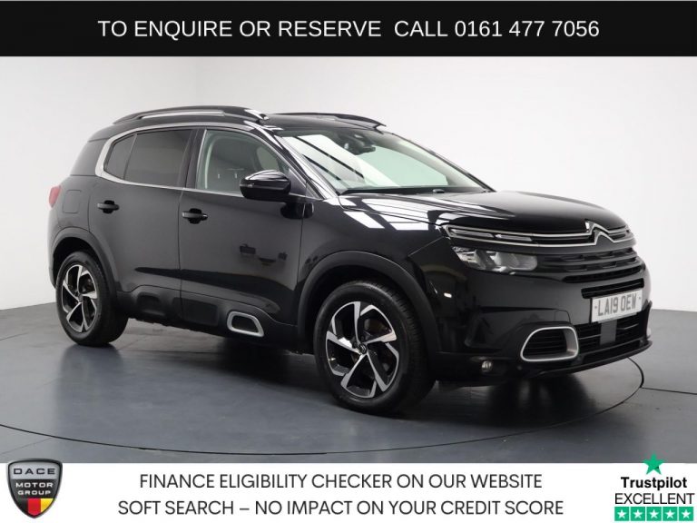 Used 2019 BLACK CITROEN C5 AIRCROSS SUV 1.5 BlueHDi Flair SUV 5dr Diesel EAT8 Euro 6 (s/s) (130 ps) DIESEL (reg. 2019-06-18) (Automatic) for sale in Stockport