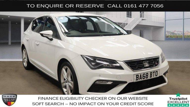 Used 2019 WHITE SEAT LEON Hatchback 2.0 TSI FR Hatchback 5dr Petrol DSG Euro 6 (s/s) (190 ps) PETROL (reg. 2019-02-14) (Automatic) for sale in Stockport
