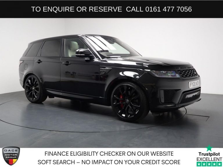 Used 2020 BLACK LAND ROVER RANGE ROVER SPORT SUV 3.0 P400 MHEV HST SUV 5dr Petrol Auto 4WD Euro 6 (s/s) (400 ps) PETROL (reg. 2020-06-24) (Automatic) for sale in Stockport
