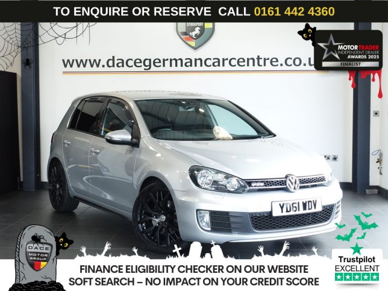 Used 2011 SILVER VOLKSWAGEN GOLF Hatchback 2.0 TDI GTD Hatchback 5dr Diesel DSG Euro 5 (170 ps) DIESEL (reg. 2011-09-01) (Automatic) for sale in Stockport