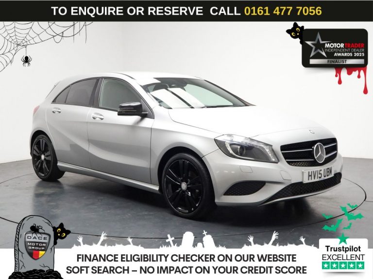 Used 2015 SILVER MERCEDES-BENZ A-CLASS Hatchback 1.5 A180 CDI Sport Hatchback 5dr Diesel 7G-DCT Euro 5 (s/s) (109 ps) DIESEL (reg. 2015-03-30) (Automatic) for sale in Stockport