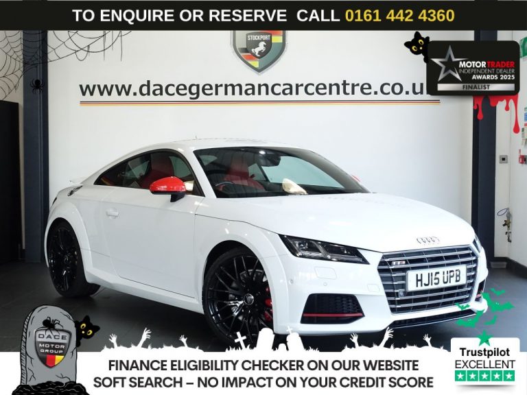 Used 2015 WHITE AUDI TTS Convertible 2.0 TFSI Roadster 2dr Petrol S Tronic quattro Euro 6 (s/s) (310 ps) PETROL (reg. 2015-05-21) (Automatic) for sale in Stockport