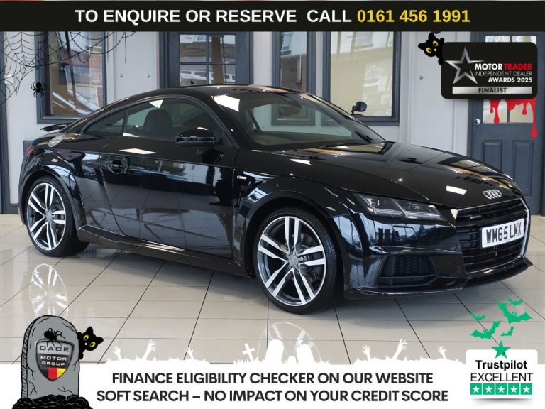 Used 2016 BLACK AUDI TT Coupe 2.0 TFSI S line Coupe 3dr Petrol S Tronic quattro Euro 6 (s/s) (230 ps) PETROL (reg. 2016-01-07) (Automatic) for sale in Stockport