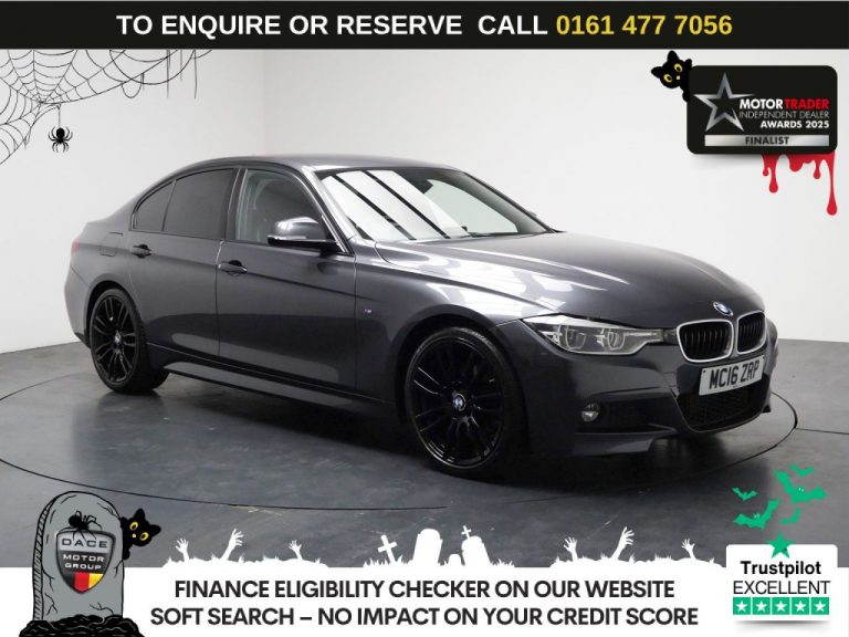 Used 2016 GREY BMW 3 SERIES Saloon 2.0 320d M Sport Saloon 4dr Diesel Auto Euro 6 (s/s) (190 ps) DIESEL (reg. 2016-07-13) (Automatic) for sale in Stockport