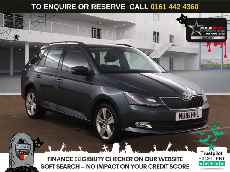 Used 2016 GREY SKODA FABIA Estate 1.2 TSI SE L Estate 5dr Petrol DSG Euro 6 (s/s) (110 ps) PETROL (reg. 2016-03-24) (Automatic) for sale in Stockport