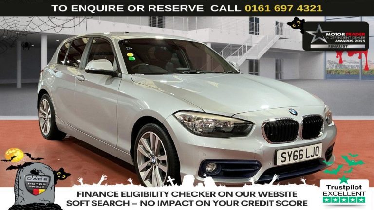 Used 2016 SILVER BMW 1 SERIES Hatchback 2.0 120d Sport Hatchback 5dr Diesel Auto xDrive Euro 6 (s/s) (190 ps) DIESEL (reg. 2016-09-07) (Automatic) for sale in Stockport