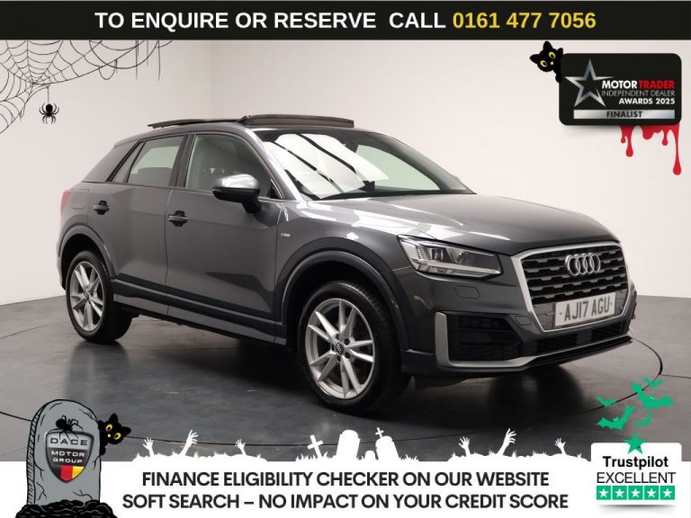 Used 2017 GREY AUDI Q2 SUV 1.4 TFSI CoD S line SUV 5dr Petrol S Tronic Euro 6 (s/s) (150 ps) PETROL (reg. 2017-06-07) (Automatic) for sale in Stockport