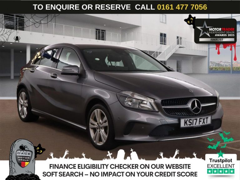 Used 2017 GREY MERCEDES-BENZ A-CLASS Hatchback 1.5 A180d Sport (Executive) Hatchback 5dr Diesel 7G-DCT Euro 6 (s/s) (109 ps) DIESEL (reg. 2017-04-26) (Automatic) for sale in Stockport