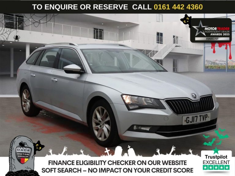 Used 2017 SILVER SKODA SUPERB Estate 1.4 TSI ACT SE Estate 5dr Petrol DSG Euro 6 (s/s) (150 ps) PETROL (reg. 2017-03-22) (Automatic) for sale in Stockport