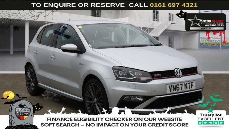 Used 2017 SILVER VOLKSWAGEN POLO Hatchback 1.8 TSI GTI Hatchback 5dr Petrol DSG Euro 6 (s/s) (192 ps) PETROL (reg. 2017-11-10) (Automatic) for sale in Stockport