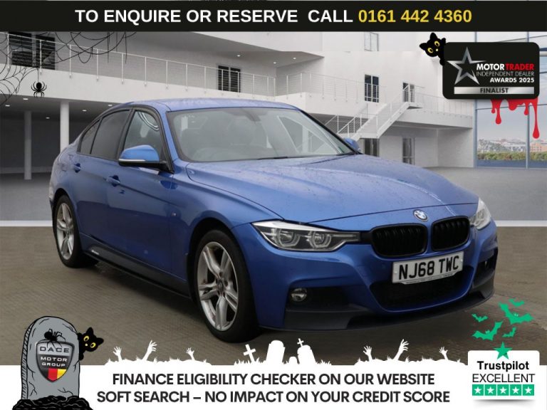 Used 2018 BLUE BMW 3 SERIES Saloon 3.0 330d M Sport Saloon 4dr Diesel Auto xDrive Euro 6 (s/s) (258 ps) DIESEL (reg. 2018-09-02) (Automatic) for sale in Stockport