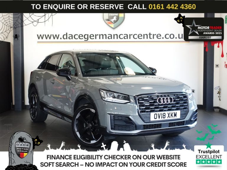 Used 2018 GREY AUDI Q2 SUV 2.0 TDI Edition 1 SUV 5dr Diesel S Tronic quattro Euro 6 (s/s) (150 ps) DIESEL (reg. 2018-04-30) (Automatic) for sale in Stockport