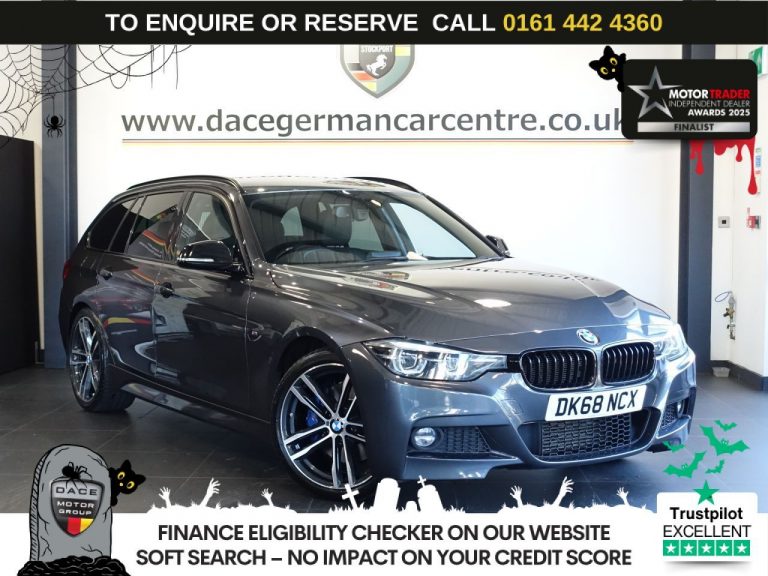 Used 2018 GREY BMW 3 SERIES Estate 2.0 320d M Sport Shadow Edition Touring 5dr Diesel Auto Euro 6 (s/s) (190 ps) Â£1880 EXTRAS DIESEL (reg. 2018-10-29) (Automatic) for sale in Stockport