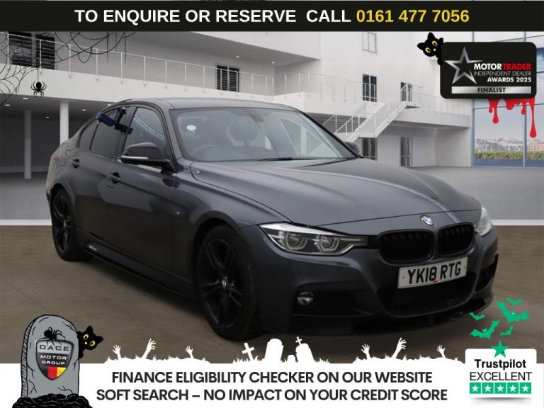 Used 2018 GREY BMW 3 SERIES Saloon 3.0 330d M Sport Saloon 4dr Diesel Auto Euro 6 (s/s) (258 ps) DIESEL (reg. 2018-08-06) (Automatic) for sale in Stockport