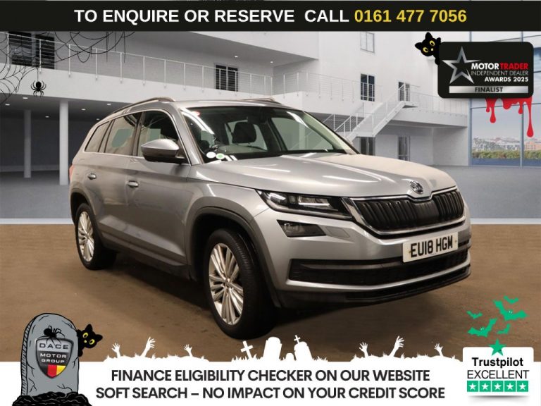 Used 2018 GREY SKODA KODIAQ SUV 1.4 TSI ACT SE L SUV 5dr Petrol DSG 4WD Euro 6 (s/s) (7 Seat) (150 ps) PETROL (reg. 2018-07-30) (Automatic) for sale in Stockport