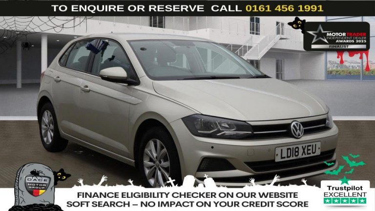Used 2018 SILVER VOLKSWAGEN POLO Hatchback 1.0 TSI SE Hatchback 5dr Petrol DSG Euro 6 (s/s) (95 ps) PETROL (reg. 2018-04-30) (Automatic) for sale in Stockport