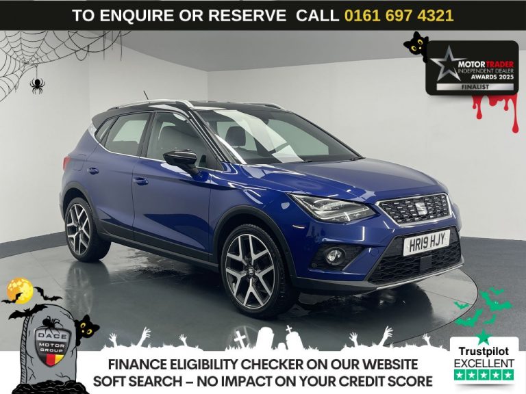 Used 2019 BLUE SEAT ARONA SUV 1.6 TDI XCELLENCE Lux SUV 5dr Diesel DSG Euro 6 (s/s) (95 ps) DIESEL (reg. 2019-08-16) (Automatic) for sale in Stockport