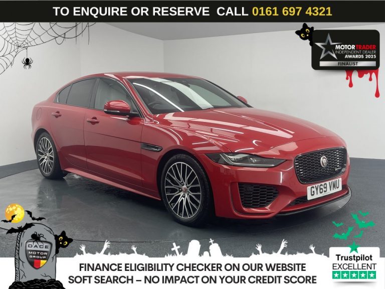 Used 2019 RED JAGUAR XE Saloon 2.0 P250i R-Dynamic S Saloon 4dr Petrol Auto Euro 6 (s/s) (250 ps) PETROL (reg. 2019-09-19) (Automatic) for sale in Stockport