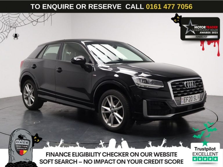 Used 2020 BLACK AUDI Q2 SUV 1.5 TFSI CoD 35 S line SUV 5dr Petrol S Tronic Euro 6 (s/s) (150 ps) PETROL (reg. 2020-08-29) (Automatic) for sale in Stockport