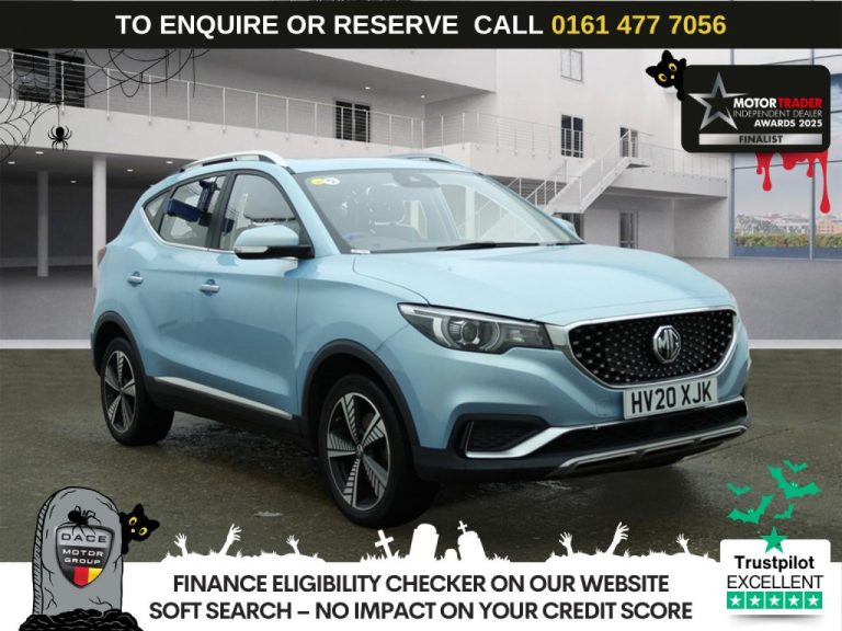 Used 2020 BLUE MG MG ZS SUV 44.5kWh Exclusive SUV 5dr Electric Auto (143 ps) ELECTRIC (reg. 2020-08-18) (Automatic) for sale in Stockport