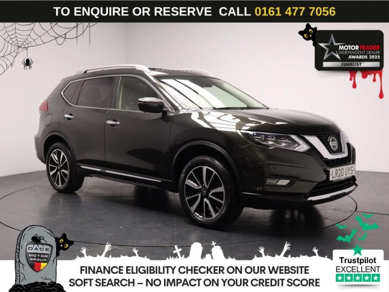 Used 2020 GREEN NISSAN X-TRAIL SUV 1.3 DIG-T Tekna SUV 5dr Petrol DCT Auto Euro 6 (s/s) (160 ps) PETROL (reg. 2020-03-01) (Automatic) for sale in Stockport
