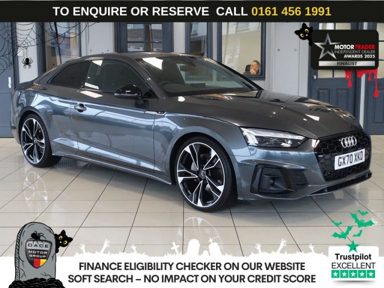 Used 2020 GREY AUDI A5 Coupe 2.0 TFSI 40 Edition 1 Coupe 2dr Petrol S Tronic Euro 6 (s/s) (204 ps) PETROL (reg. 2020-10-30) (Automatic) for sale in Stockport