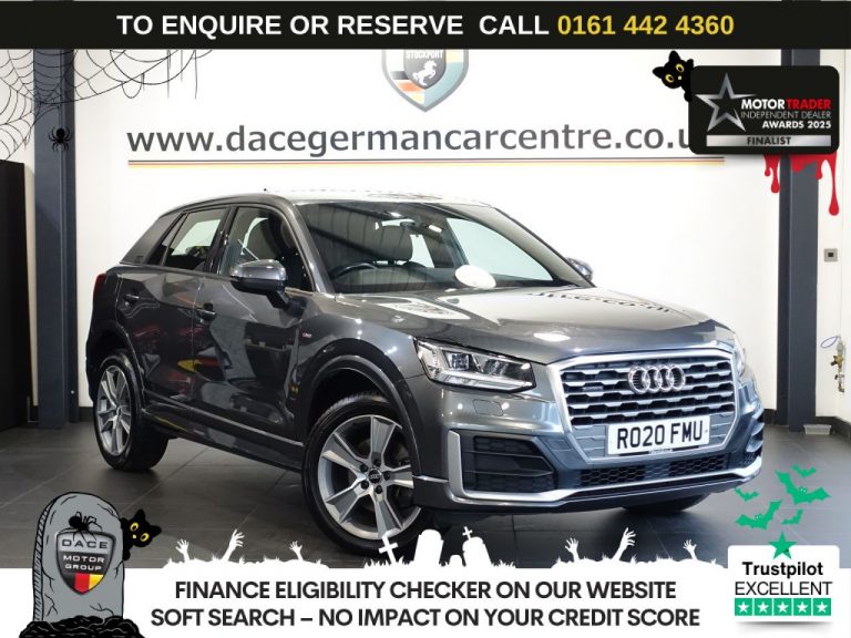 Used 2020 GREY AUDI Q2 SUV 2.0 TDI 35 S line SUV 5dr Diesel S Tronic quattro Euro 6 (s/s) (150 ps) DIESEL (reg. 2020-06-11) (Automatic) for sale in Stockport
