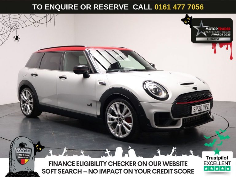Used 2020 SILVER MINI CLUBMAN Estate 2.0 John Cooper Works Estate 6dr Petrol Steptronic ALL4 Euro 6 (s/s) (306 ps) PETROL (reg. 2020-06-19) (Automatic) for sale in Stockport