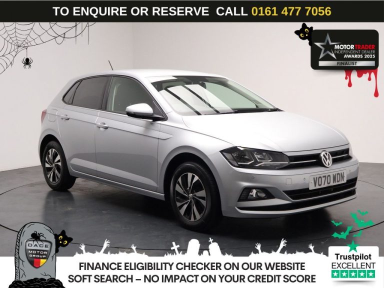 Used 2020 SILVER VOLKSWAGEN POLO Hatchback 1.0 TSI Match Hatchback 5dr Petrol DSG Euro 6 (s/s) (95 ps) PETROL (reg. 2020-09-30) (Automatic) for sale in Stockport