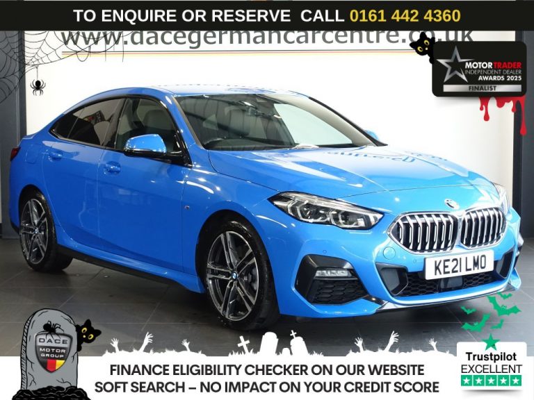 Used 2021 BLUE BMW 2 SERIES GRAN COUPE Saloon 2.0 220d M Sport Saloon 4dr Diesel Auto Euro 6 (s/s) (190 ps) Â£2395 EXTRAS DIESEL (reg. 2021-08-18) (Automatic) for sale in Stockport