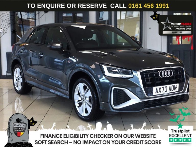 Used 2021 GREY AUDI Q2 SUV 1.5 TFSI CoD 35 S line SUV 5dr Petrol S Tronic Euro 6 (s/s) (150 ps) PETROL (reg. 2021-01-25) (Automatic) for sale in Stockport