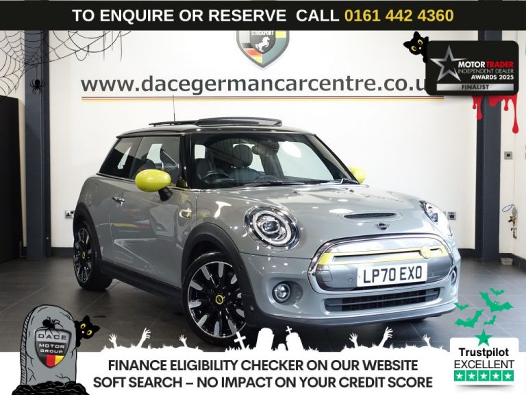 Used 2021 GREY MINI Electric Hatch Hatchback Cooper SE 32.6kWh Level 3 Hatchback 3dr Electric Auto (184 ps) ELECTRIC (reg. 2021-02-05) (Automatic) for sale in Stockport