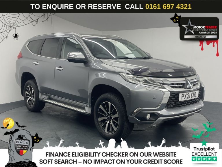 Used 2021 GREY MITSUBISHI SHOGUN SPORT SUV 2.4D 4 SUV 5dr Diesel Auto 4WD Euro 6 (181 ps) DIESEL (reg. 2021-03-23) (Automatic) for sale in Stockport