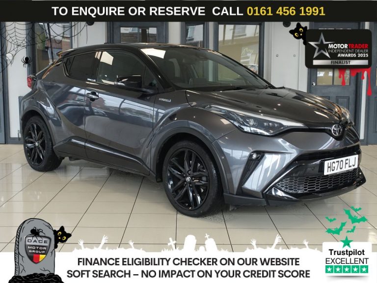 Used 2021 GREY TOYOTA C-HR SUV 1.8 VVT-h GR SPORT SUV 5dr Petrol Hybrid CVT Euro 6 (s/s) (122 ps) PETROL HYBRID (reg. 2021-02-26) (Automatic) for sale in Stockport