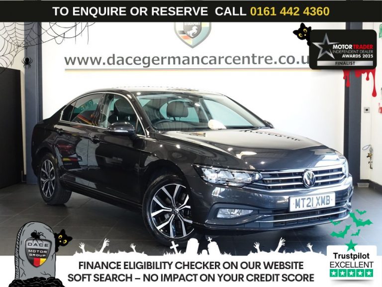 Used 2021 GREY VOLKSWAGEN PASSAT Saloon 1.5 TSI EVO SEL Saloon 4dr Petrol DSG Euro 6 (s/s) (150 ps) PETROL (reg. 2021-07-05) (Automatic) for sale in Stockport