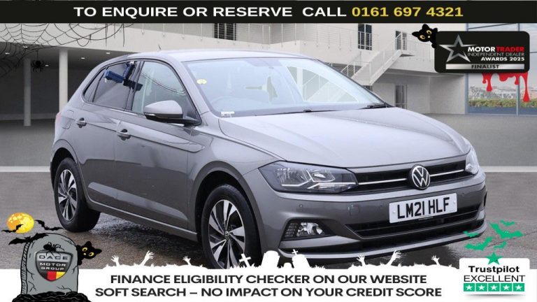 Used 2021 GREY VOLKSWAGEN POLO Hatchback 1.0 TSI Match Hatchback 5dr Petrol DSG Euro 6 (s/s) (95 ps) PETROL (reg. 2021-05-05) (Automatic) for sale in Stockport