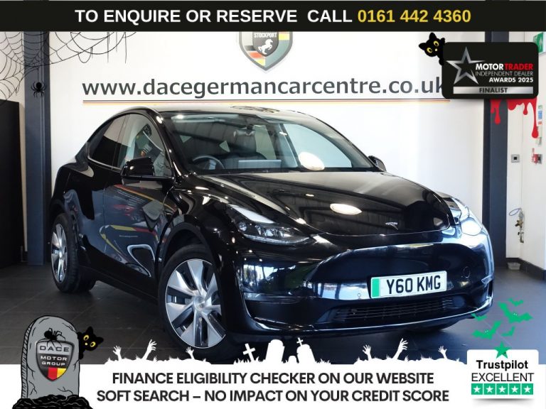 Used 2022 BLACK TESLA MODEL Y SUV (Dual Motor) Long Range SUV 5dr Electric Auto 4WDE (384 bhp) ELECTRIC (reg. 2022-06-27) (Automatic) for sale in Stockport