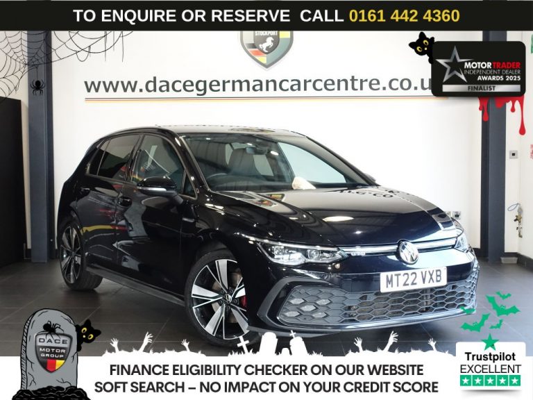 Used 2022 BLACK VOLKSWAGEN GOLF Hatchback 2.0 TDI GTD Hatchback 5dr Diesel DSG Euro 6 (s/s) (200 ps) DIESEL (reg. 2022-06-30) (Automatic) for sale in Stockport