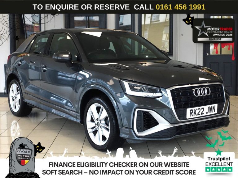 Used 2022 GREY AUDI Q2 SUV 2.0 TDI 30 S line SUV 5dr Diesel S Tronic Euro 6 (s/s) (116 ps) DIESEL (reg. 2022-03-30) (Automatic) for sale in Stockport