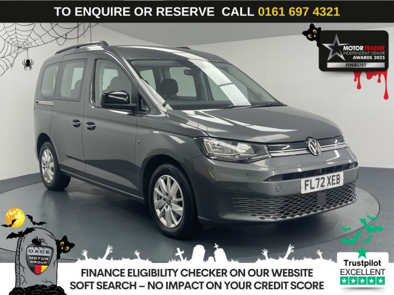 Used 2022 GREY VOLKSWAGEN CADDY MPV 2.0 TDI Life MPV 5dr Diesel DSG Euro 6 (s/s) (122 ps) DIESEL (reg. 2022-09-26) (Automatic) for sale in Stockport