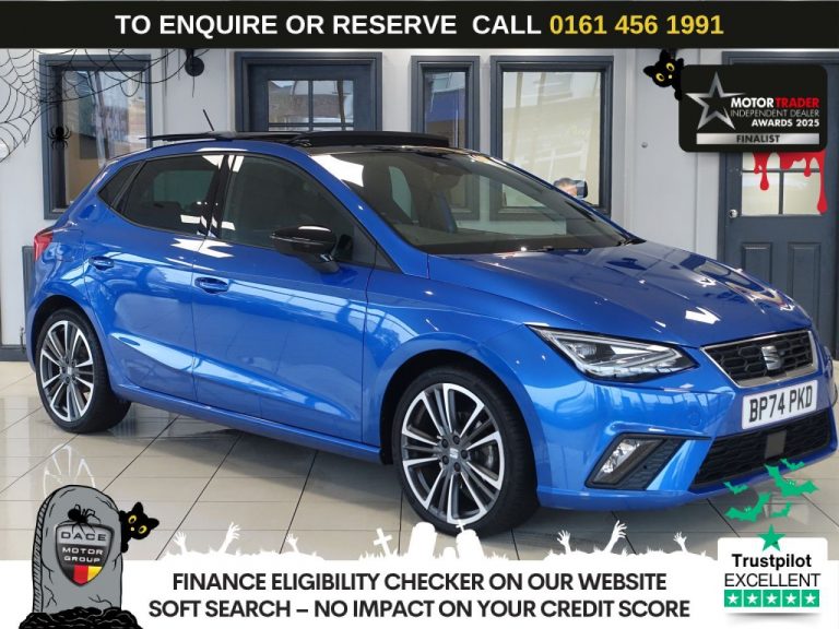 Used 2025 BLUE SEAT IBIZA Hatchback 1.0 TSI Anniversary Limited Edition Hatchback 5dr Petrol DSG Euro 6 (s/s) (115 ps) PETROL (reg. 2025-01-31) (Automatic) for sale in Stockport