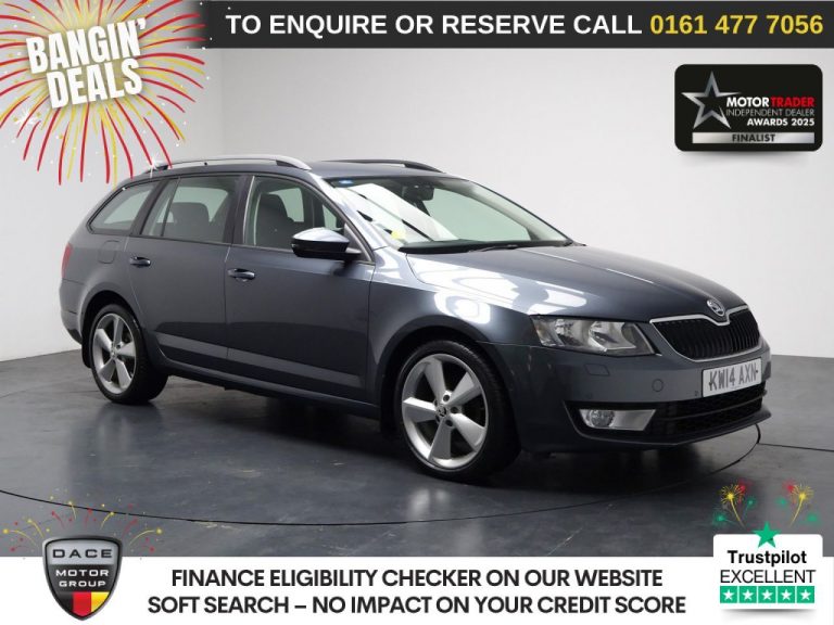 Used 2014 GREY SKODA OCTAVIA Estate 2.0 TDI Elegance Estate 5dr Diesel DSG Euro 5 (s/s) (150 ps) DIESEL (reg. 2014-07-07) (Automatic) for sale in Stockport