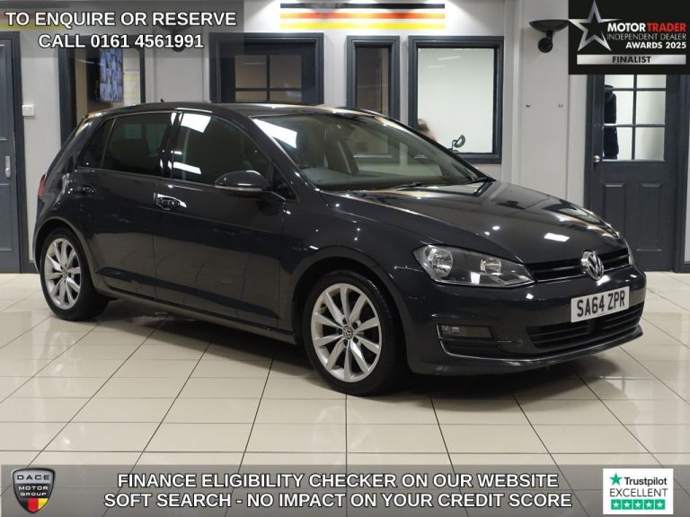 Used 2014 GREY VOLKSWAGEN GOLF Hatchback 2.0 TDI BlueMotion Tech GT Hatchback 5dr Diesel DSG Euro 5 (s/s) (150 ps) DIESEL (reg. 2014-09-30) (Automatic) for sale in Stockport