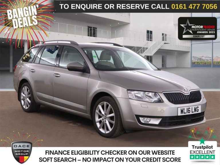 Used 2016 BEIGE SKODA OCTAVIA Estate 2.0 TDI SE L Estate 5dr Diesel DSG Euro 6 (s/s) (150 ps) DIESEL (reg. 2016-05-31) (Automatic) for sale in Stockport