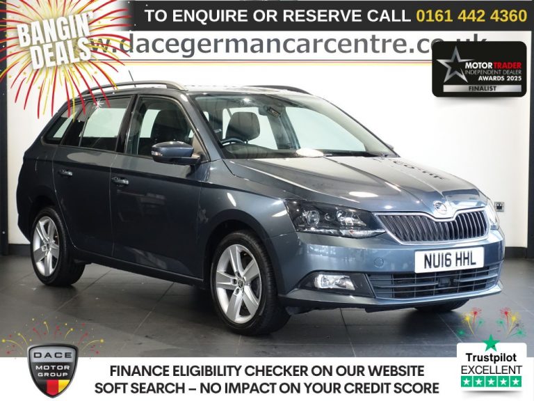 Used 2016 GREY SKODA FABIA Estate 1.2 TSI SE L Estate 5dr Petrol DSG Euro 6 (s/s) (110 ps) PETROL (reg. 2016-03-24) (Automatic) for sale in Stockport