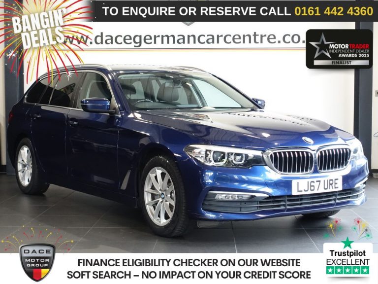 Used 2017 BLUE BMW 5 SERIES Estate 2.0 520d SE Touring 5dr Diesel Auto Euro 6 (s/s) (190 ps) Â£2680 EXTRAS DIESEL (reg. 2017-09-01) (Automatic) for sale in Stockport
