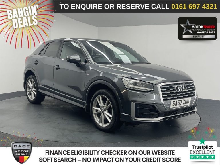 Used 2017 GREY AUDI Q2 SUV 2.0 TFSI S line SUV 5dr Petrol S Tronic quattro Euro 6 (s/s) (190 ps) PETROL (reg. 2017-11-30) (Automatic) for sale in Stockport