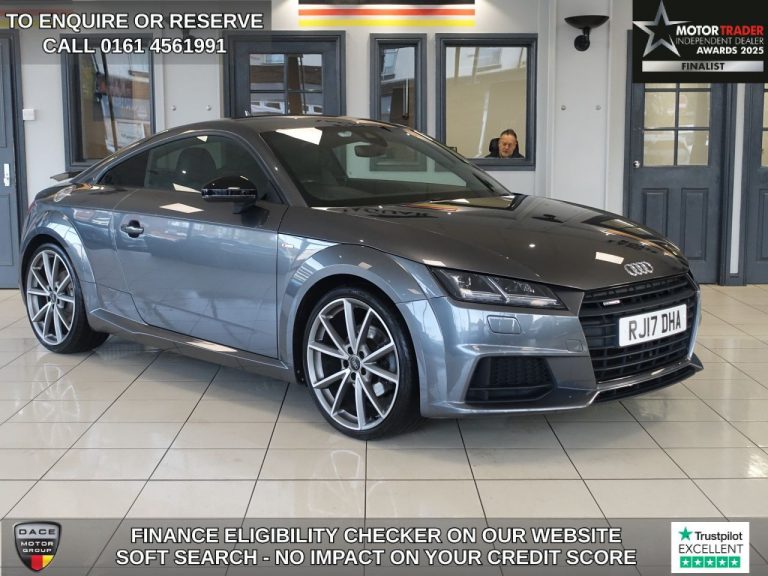 Used 2017 GREY AUDI TT Coupe 2.0 TFSI Black Edition Coupe 3dr Petrol S Tronic quattro Euro 6 (s/s) (230 ps) PETROL (reg. 2017-05-23) (Automatic) for sale in Stockport